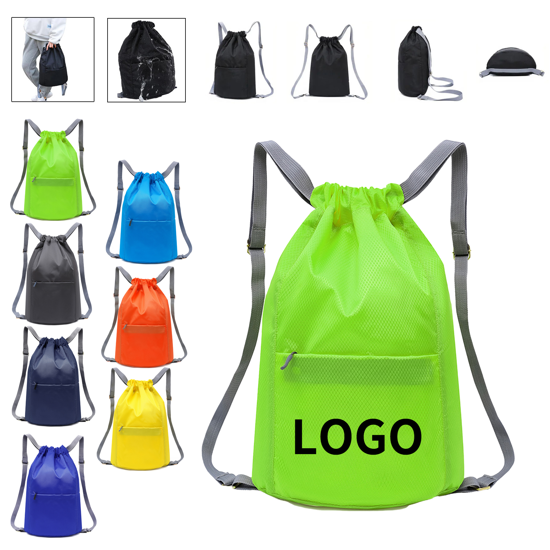 Drawstring Backpack 1