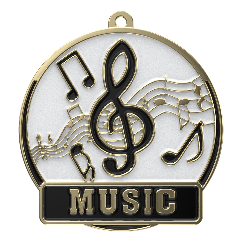 Music High Tech Medallion (2")