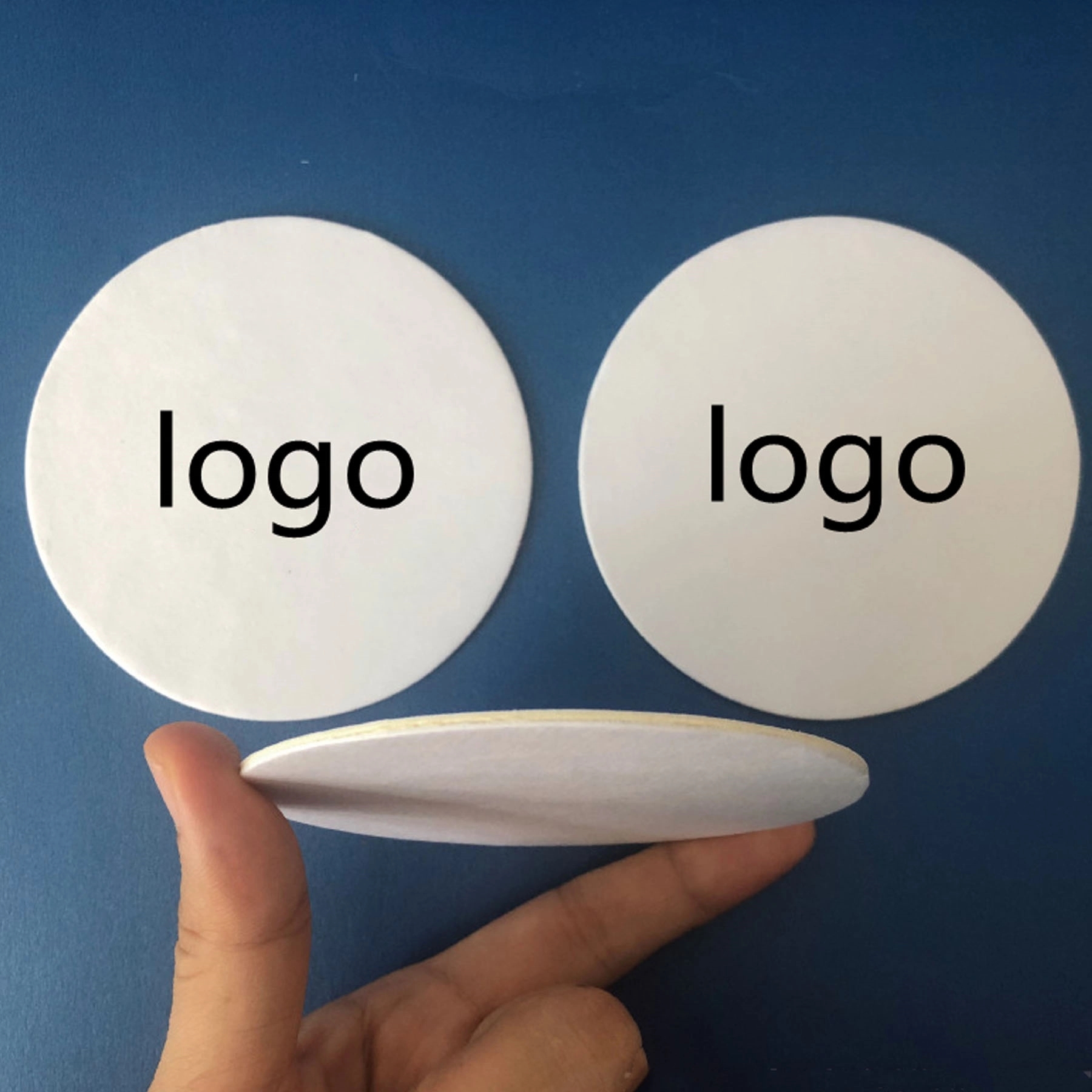 Double Printed Round Paper Coaster 2
