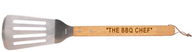 Natural Bamboo Handle BBQ Tongs 1