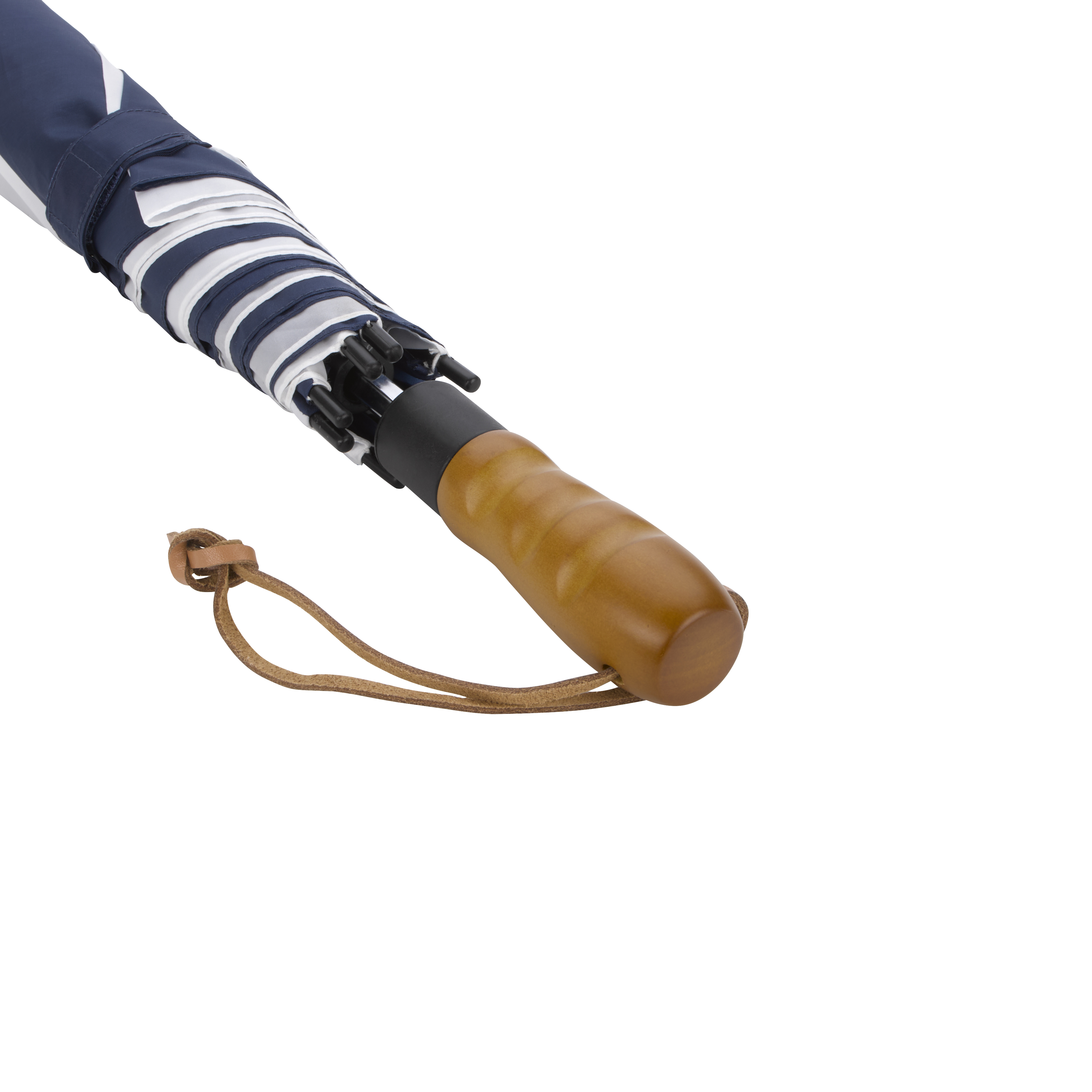 Shed Rain™ Windjammer® 58" Vented Wooden-Handled Auto-Open Jumbo Compact Umbrella 22