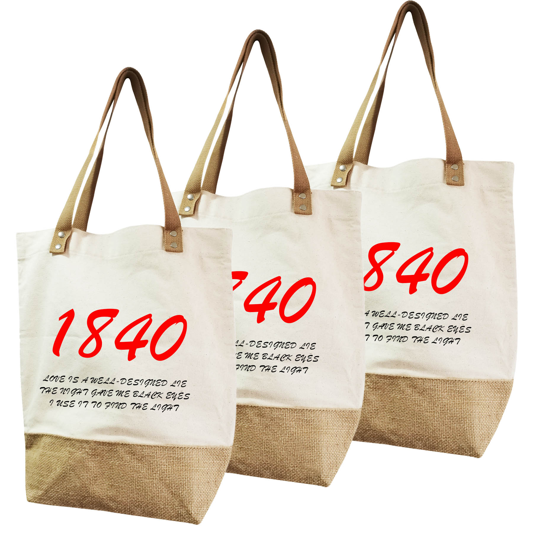 Laminated Cotton Canvas Bag, custom tote bag with logo imprint 2