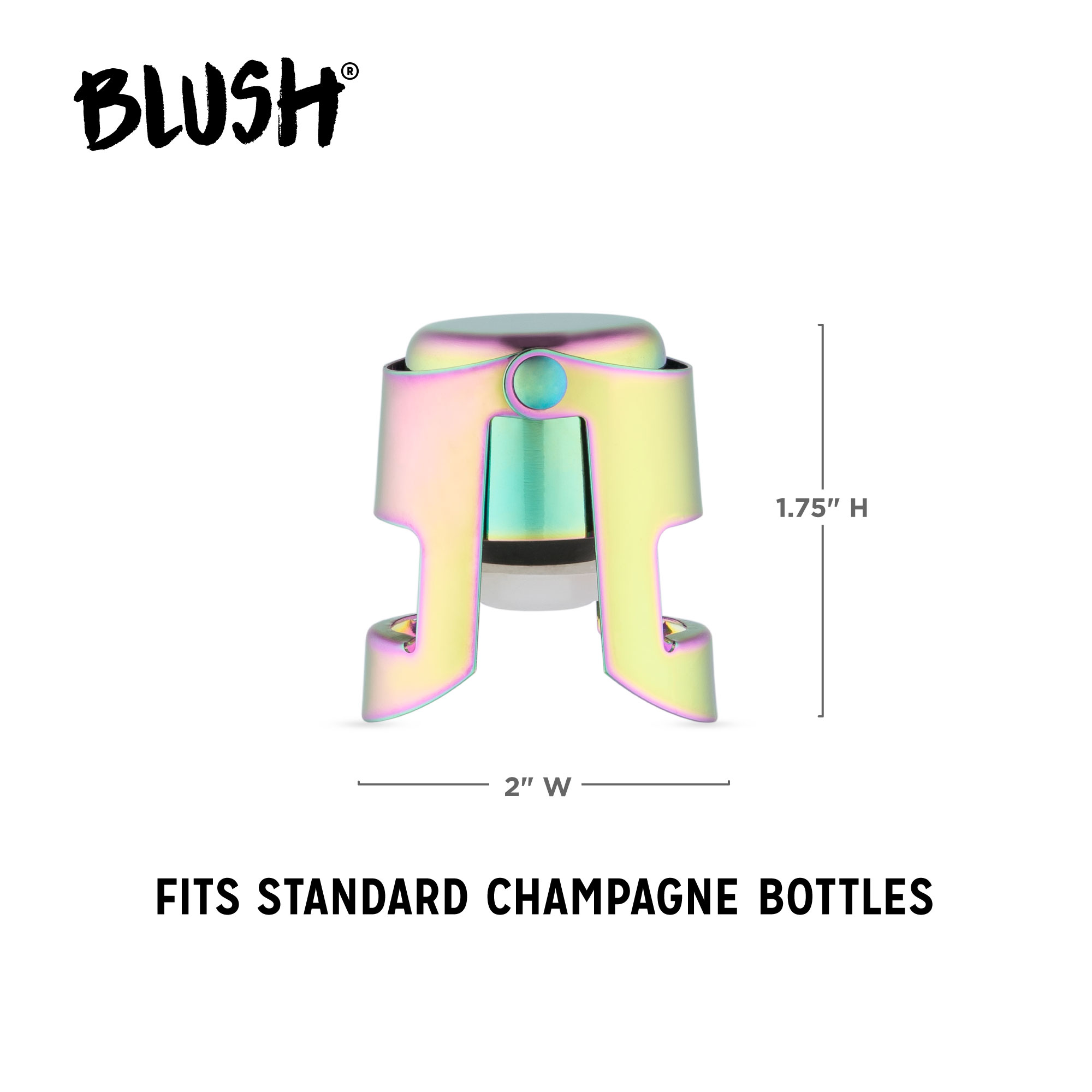 Blush® Mirage Champagne Stopper 6