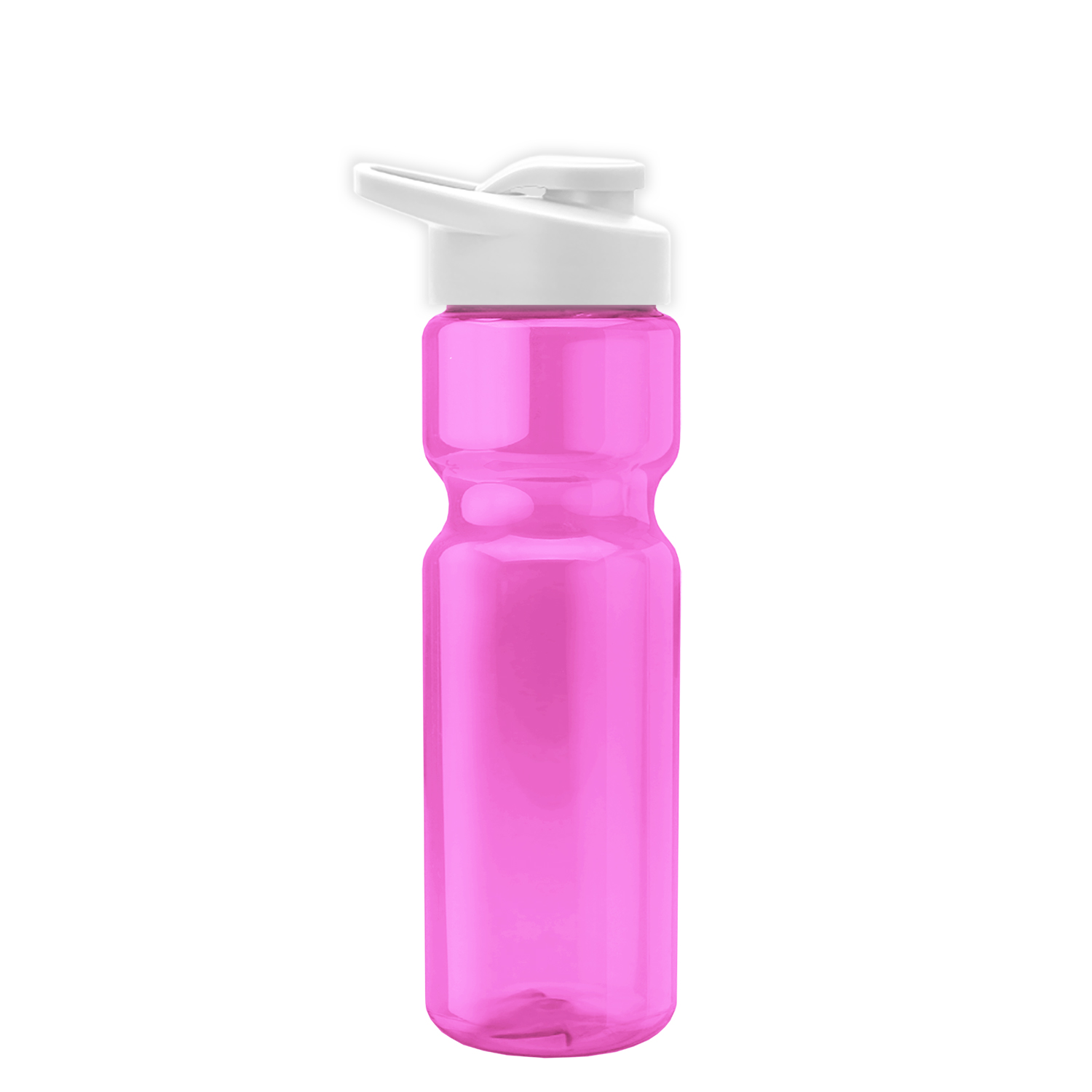 Champion - 28 oz. Transparent Bottle with Drink Thru Lid 2