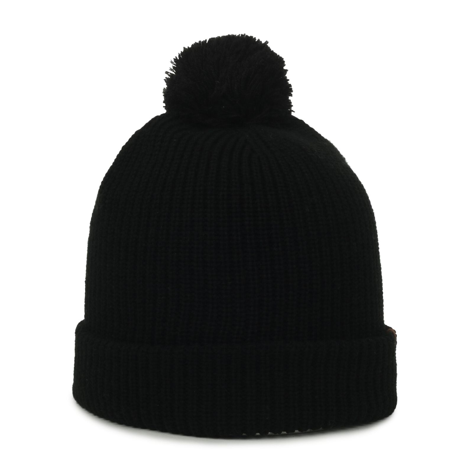 Rib Knit Watch Cap w/ Pom 5