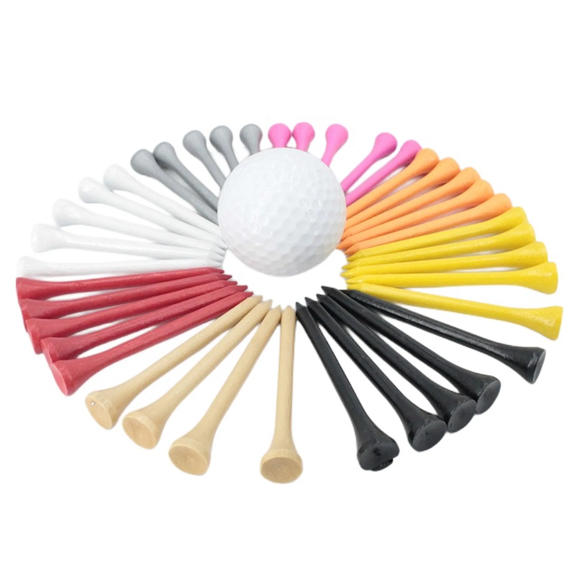Wooden Golf Ball Holder Tee 3