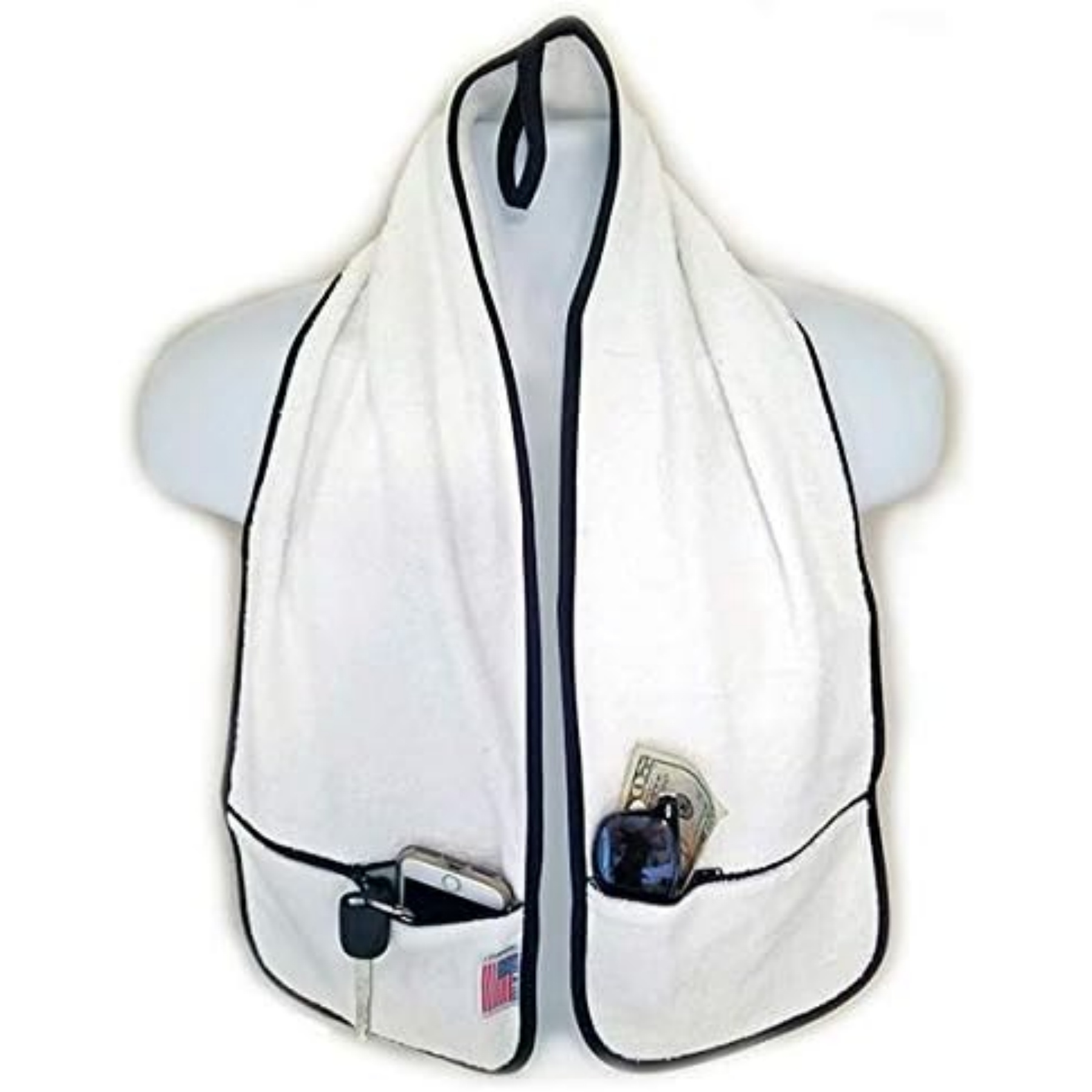 Zipper Pockets Hold Sports Towel 12