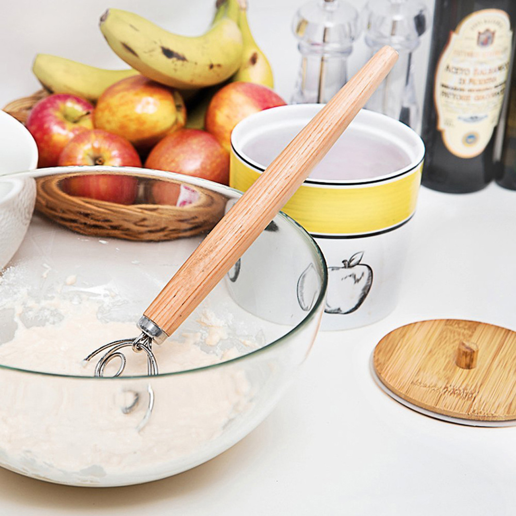 Wood Handle Dough Whisk 3