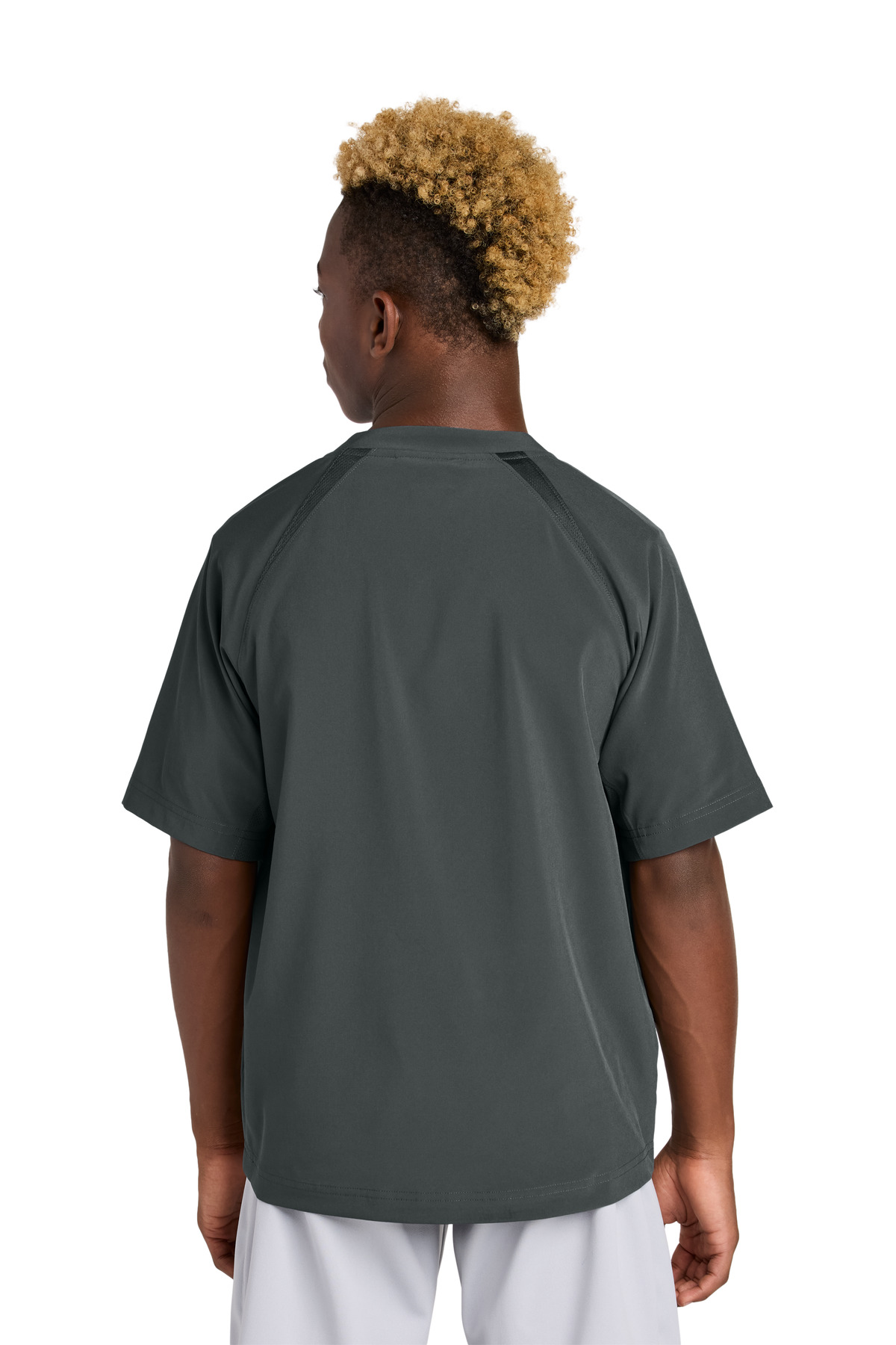 Sport-Tek Youth Repeat 1/2-Zip Short Sleeve Jacket YJST489 19