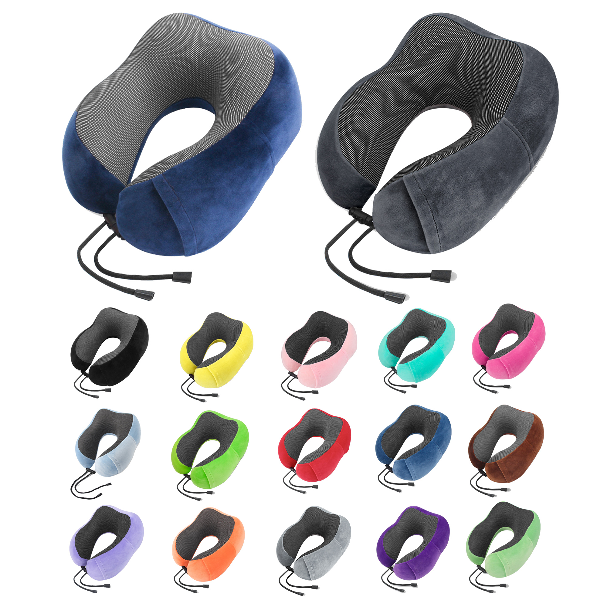 Custom U-Shaped Pillow Slow Rebound U-Shaped Neck Pillow 2