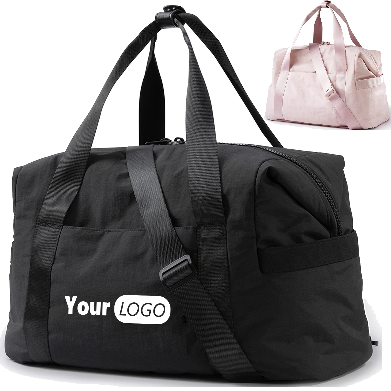 Gym Bag for Women Travel Duffel Bags with Trolley Sleeve 2