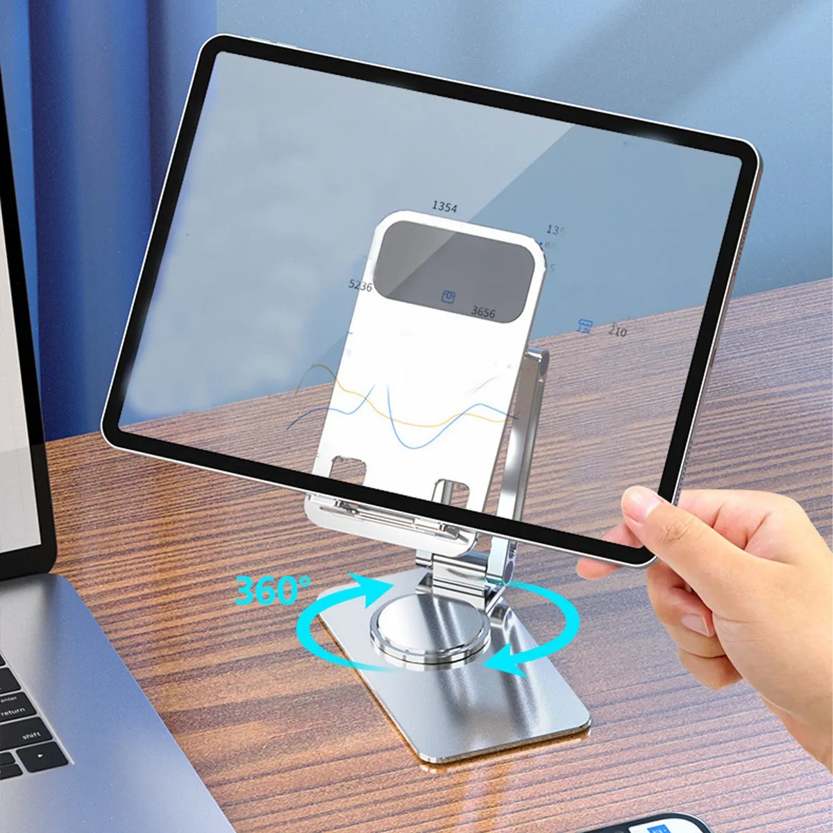 360 Rotating Foldable Cell Phone Stand 6