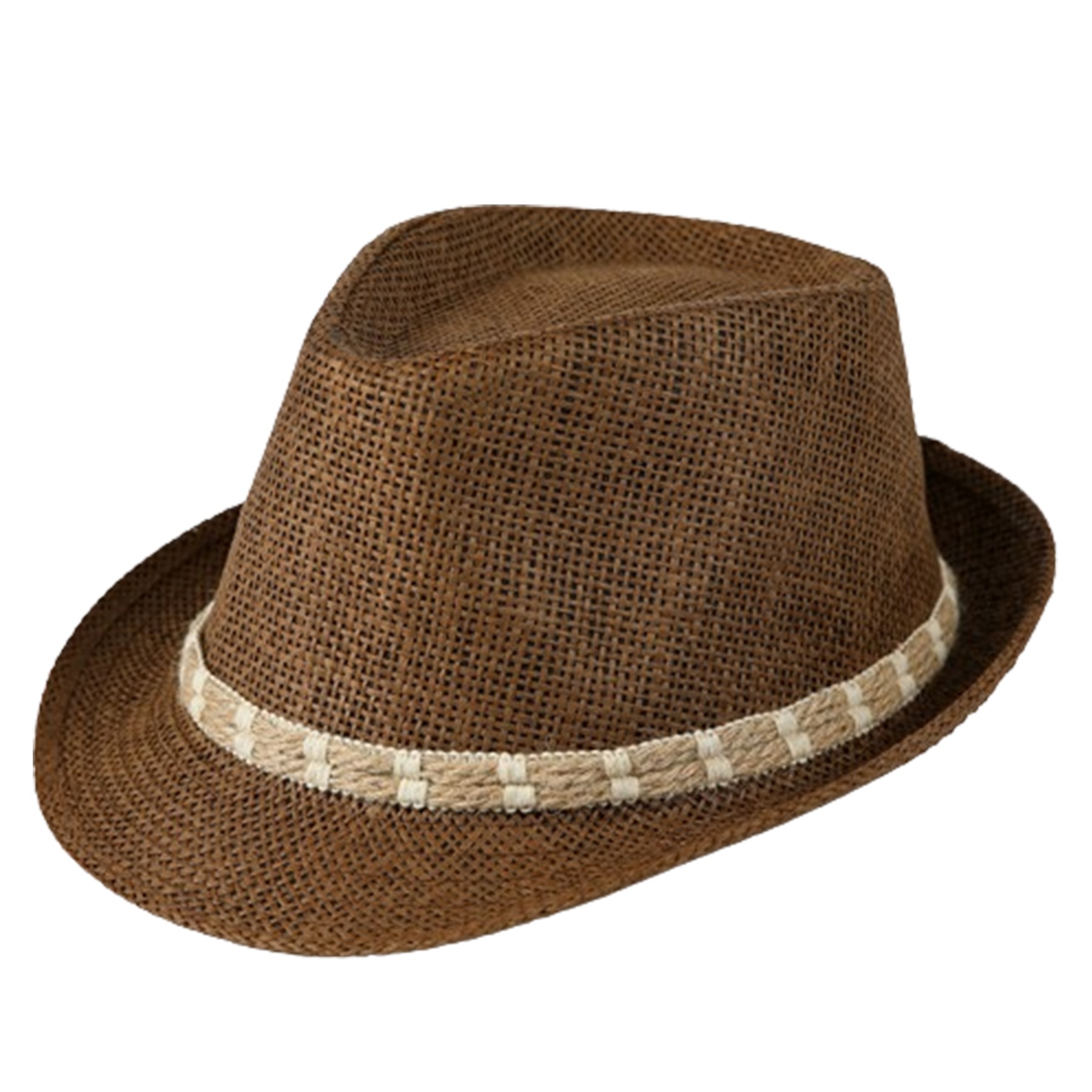 British Retro Jazz Straw Hat 2