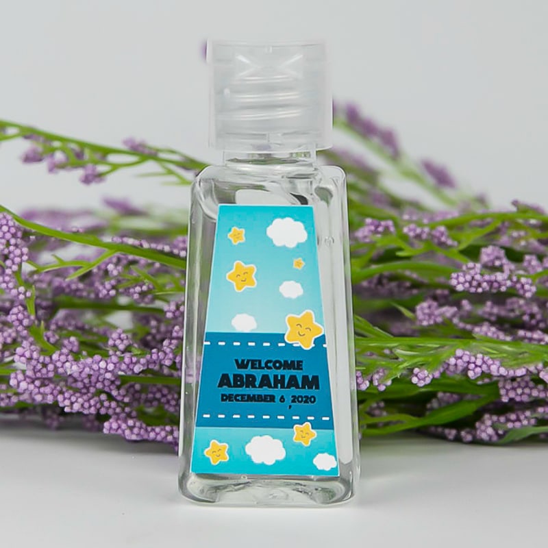 1oz Custom Hand Sanitizer Triangle Bottles 6