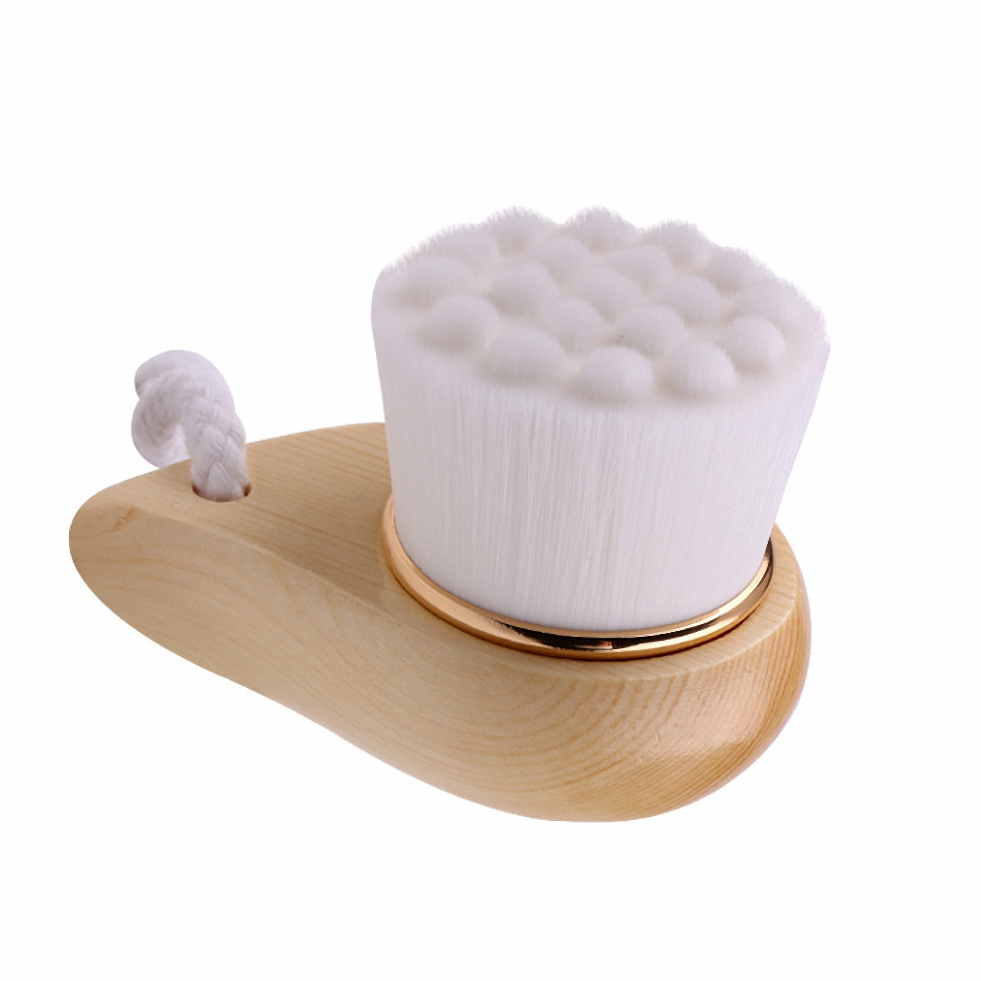 Natural Wood Face Cleansing Brush 3