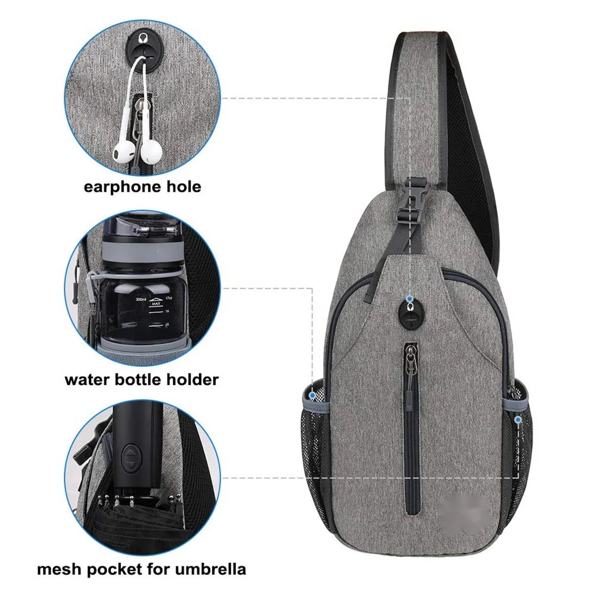 Crossbody Sling Backpack 4