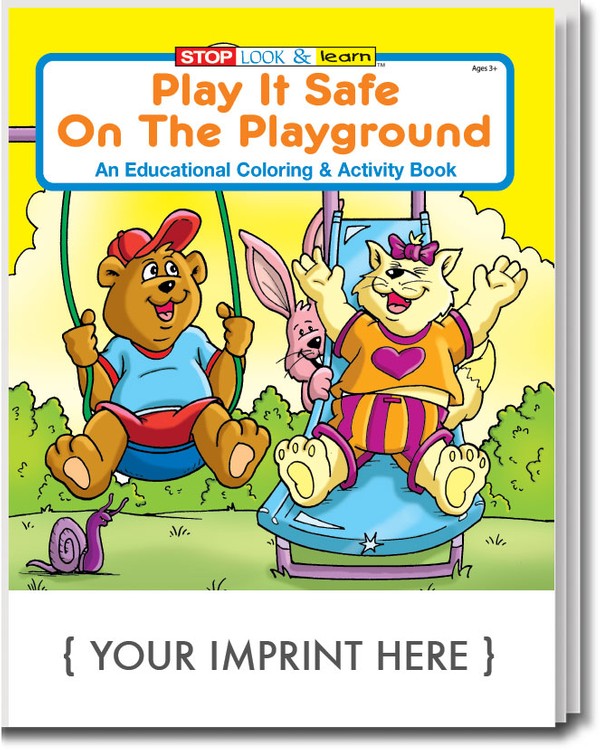 COLORING BOOK - Play It Safe on the Playground Coloring & Activity Book 4