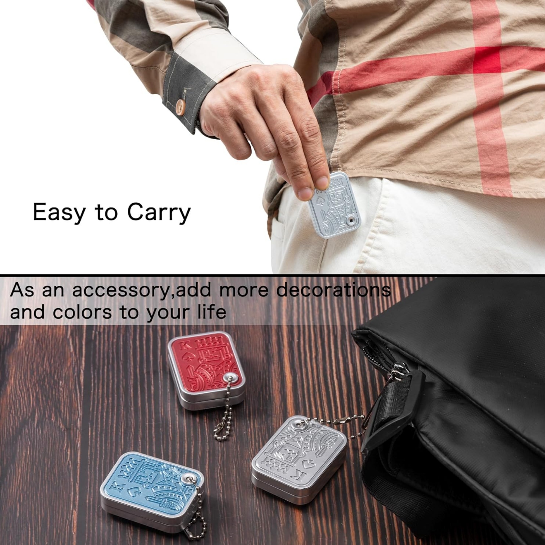 EDC Poker Push Fidget Toys 5