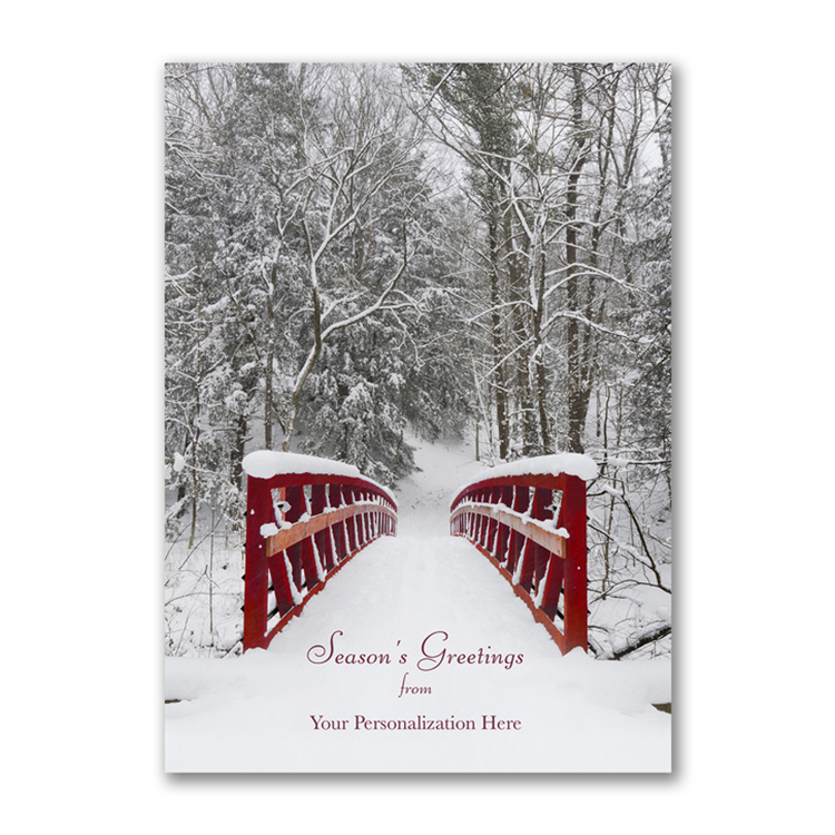 Winter Serenity Front Imprint Card 2