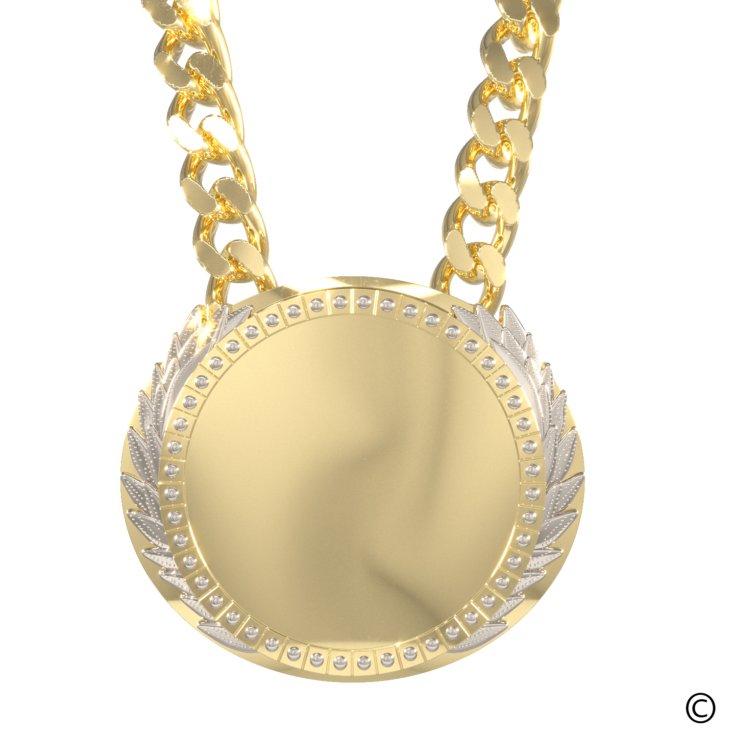 Express Vibraprint® Presidential Champ Chain w/ Chain 4