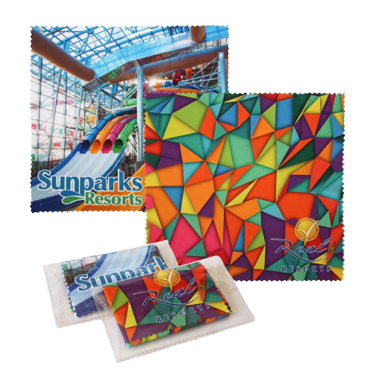 Sublimated Microfiber Cleaning Cloth With Case 1