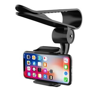 360 Rotating Sun Visor Car Cell Phone Clip Holder 3