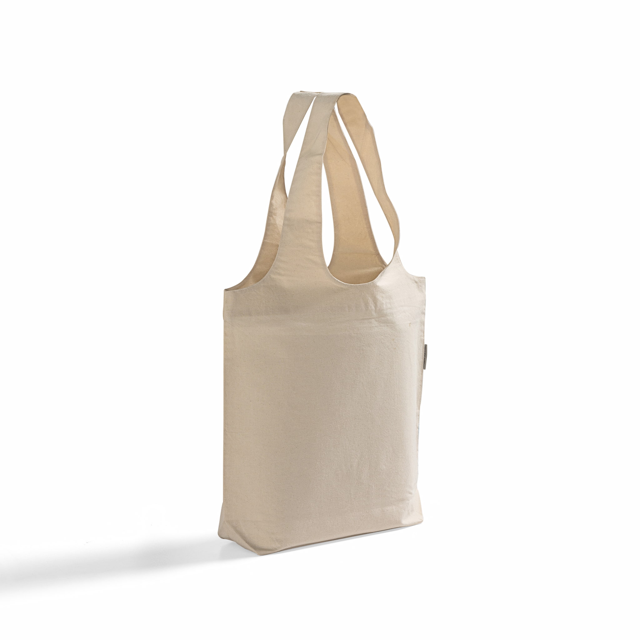 Organic Stow-N-Go Cotton Tote Bag, custom tote bag with logo imprint 3
