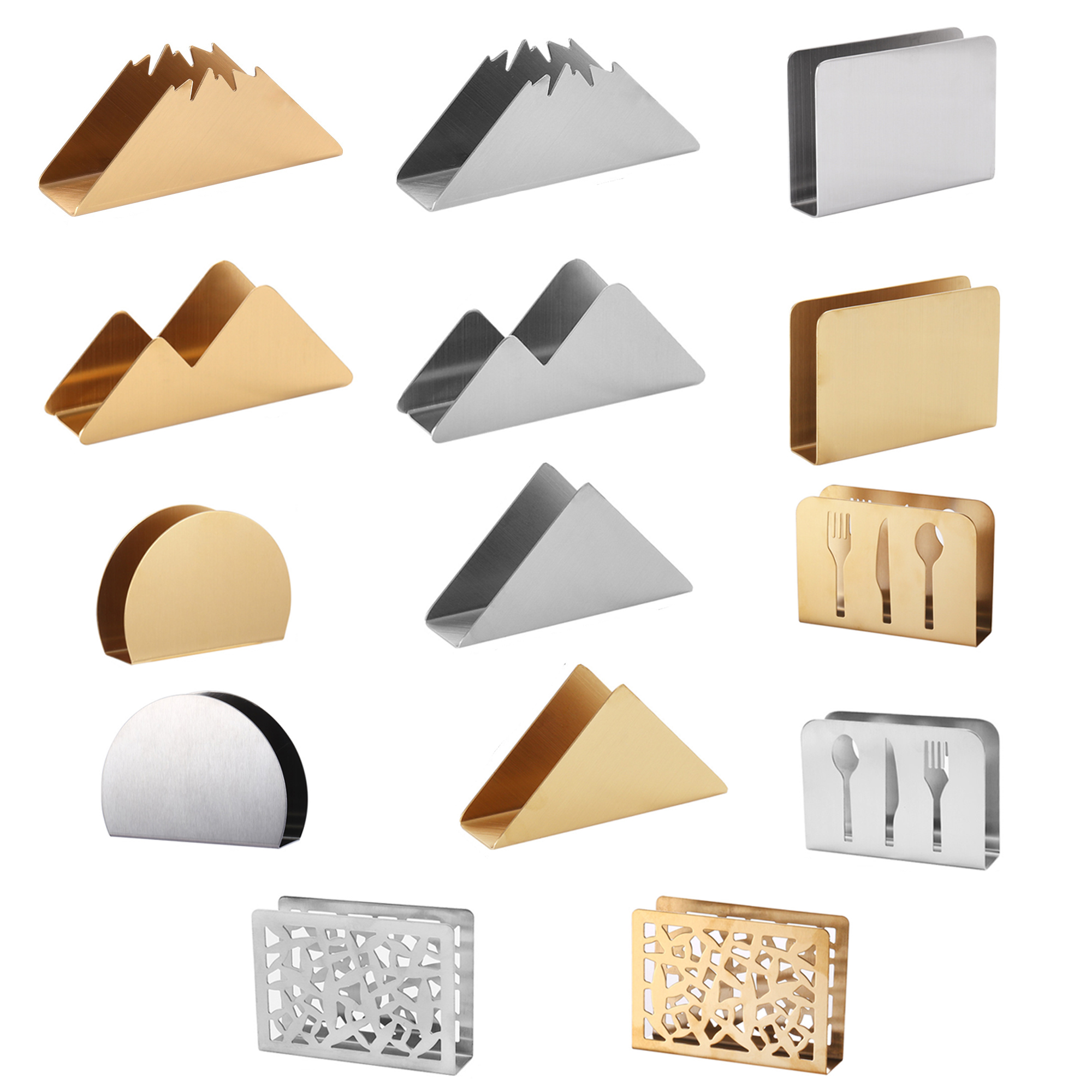 Stainless Steel Napkin Holder For Table 3