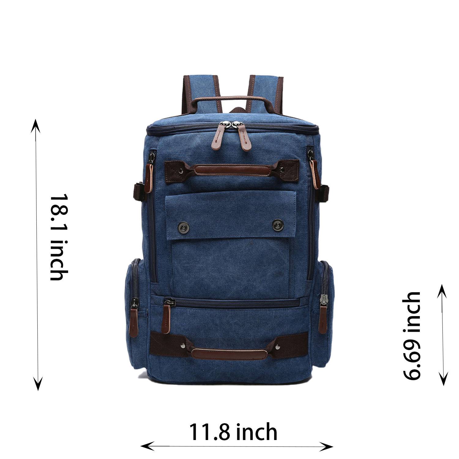 Canvas Large Capacity Travel Backpack 1