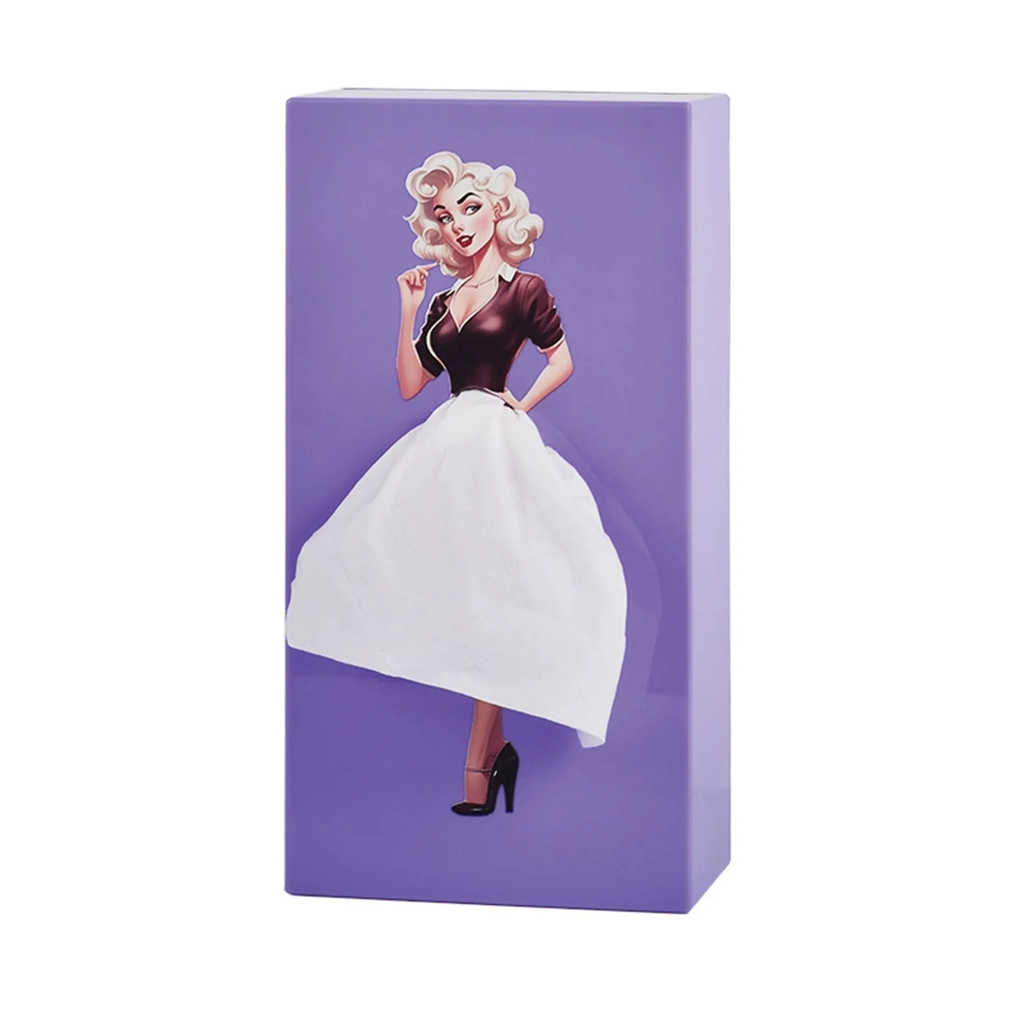 Cartoon Anime Girl Tissue Box 3
