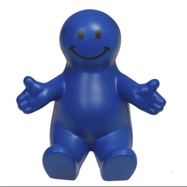 Squeezable Smile Face Stress Relief Ball Phone Holder 3