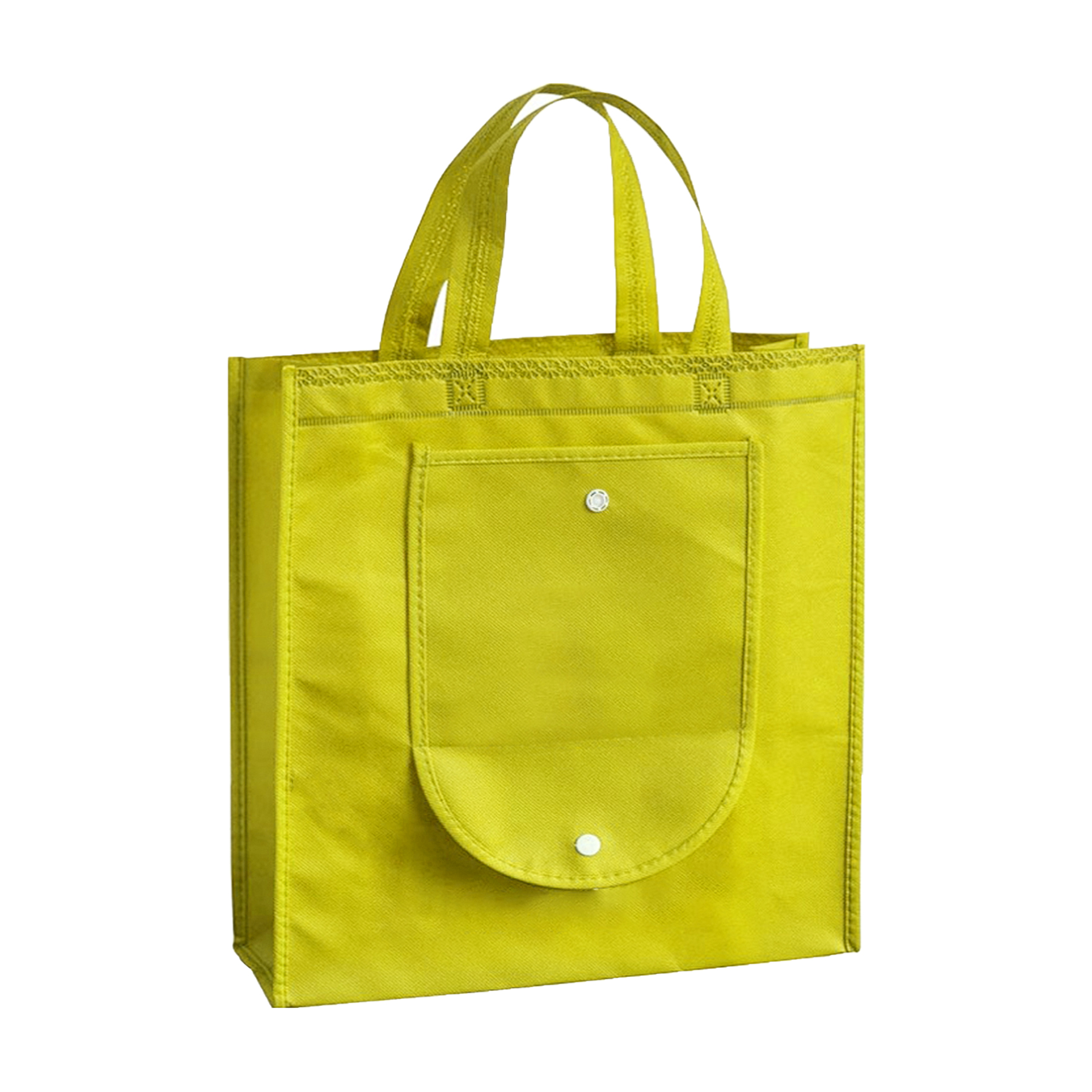 Reinforced Foldable 80gsm Non Woven Gag With Snap Button 8