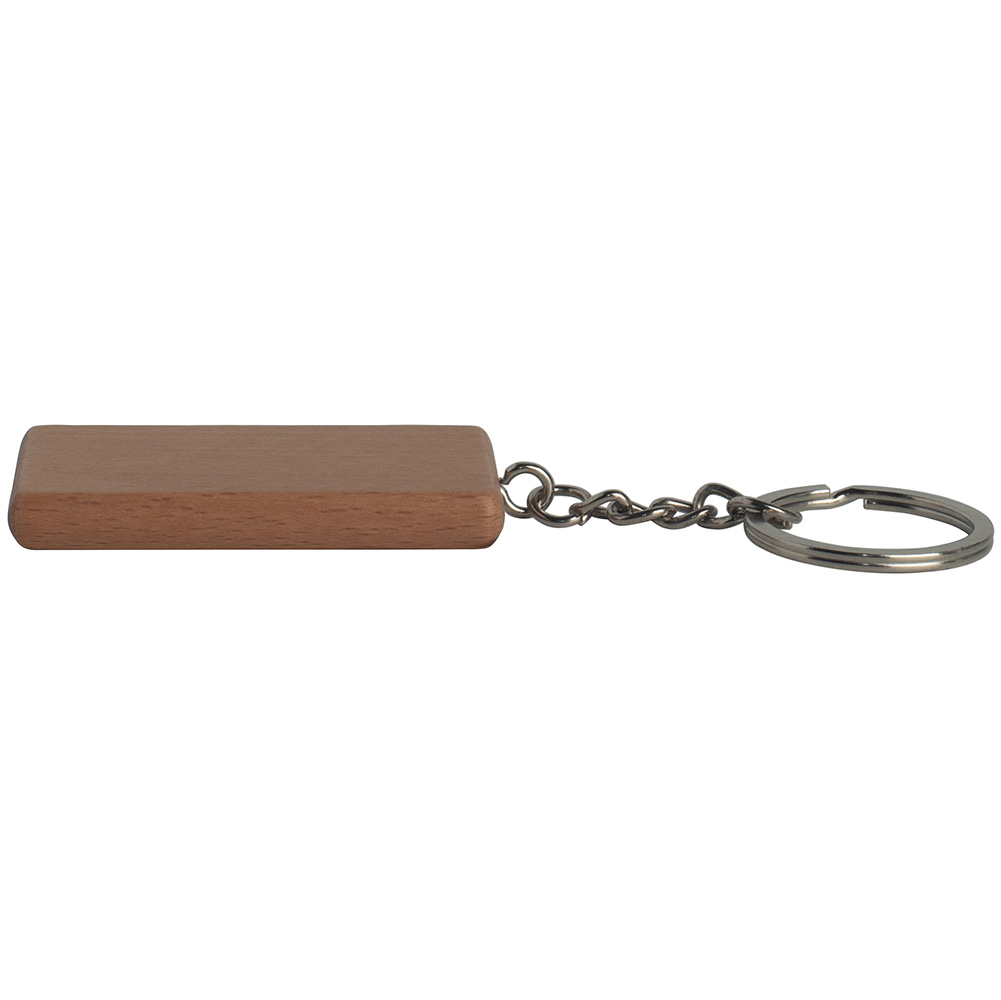 Rectangle Wooden Keyring 2