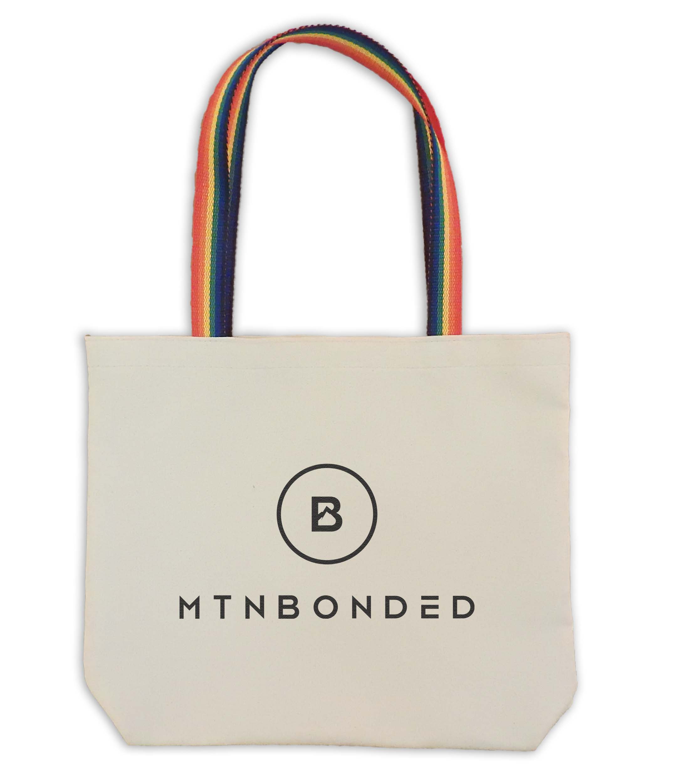 "Rainbow" Cotton Tote Bag 14.5 X 3 x 12" TB1412 2