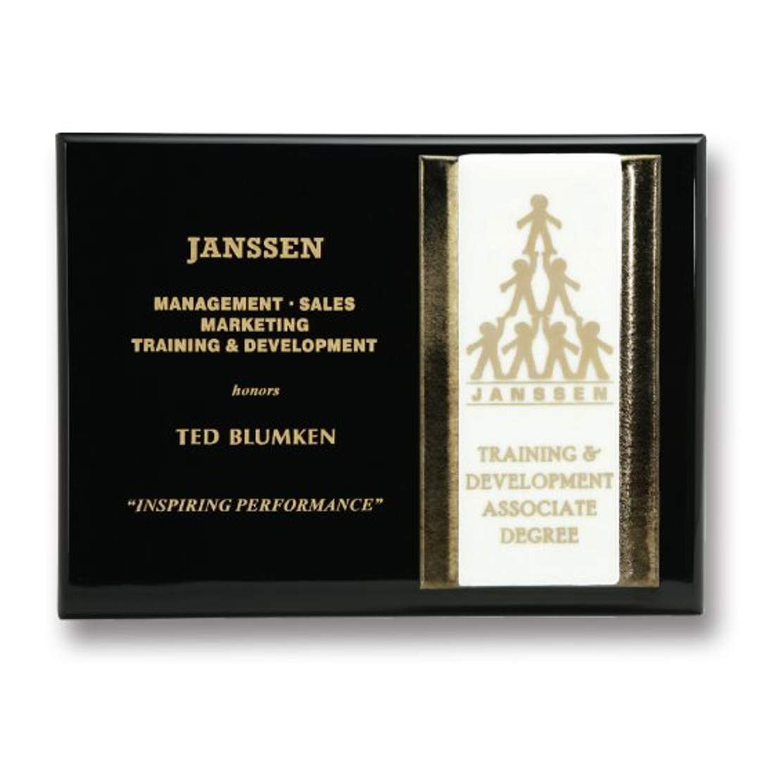 Ebony Fusion Plaque Award 3