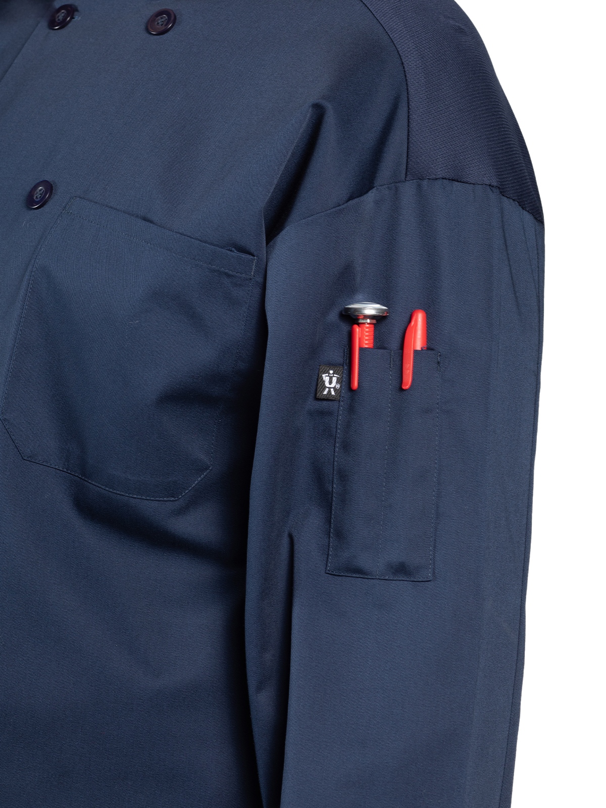 Uncommon Chef - Unisex Reinforced Bar Tacking Chef Coat 4