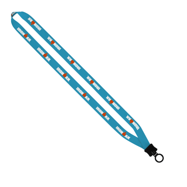 1/2" Dye-Sublimated Lanyard with Plastic Clamshell and Plastic O-Ring 43