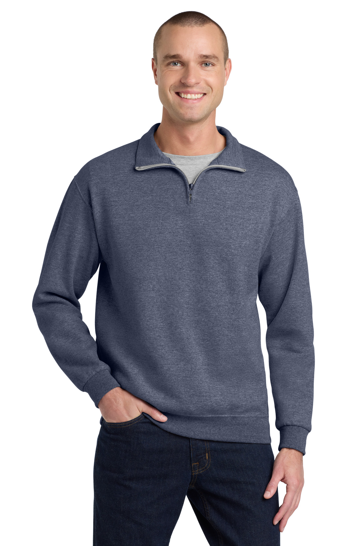 Jerzees® NuBlend 1/4-Zip Cadet Collar Sweatshirt 39