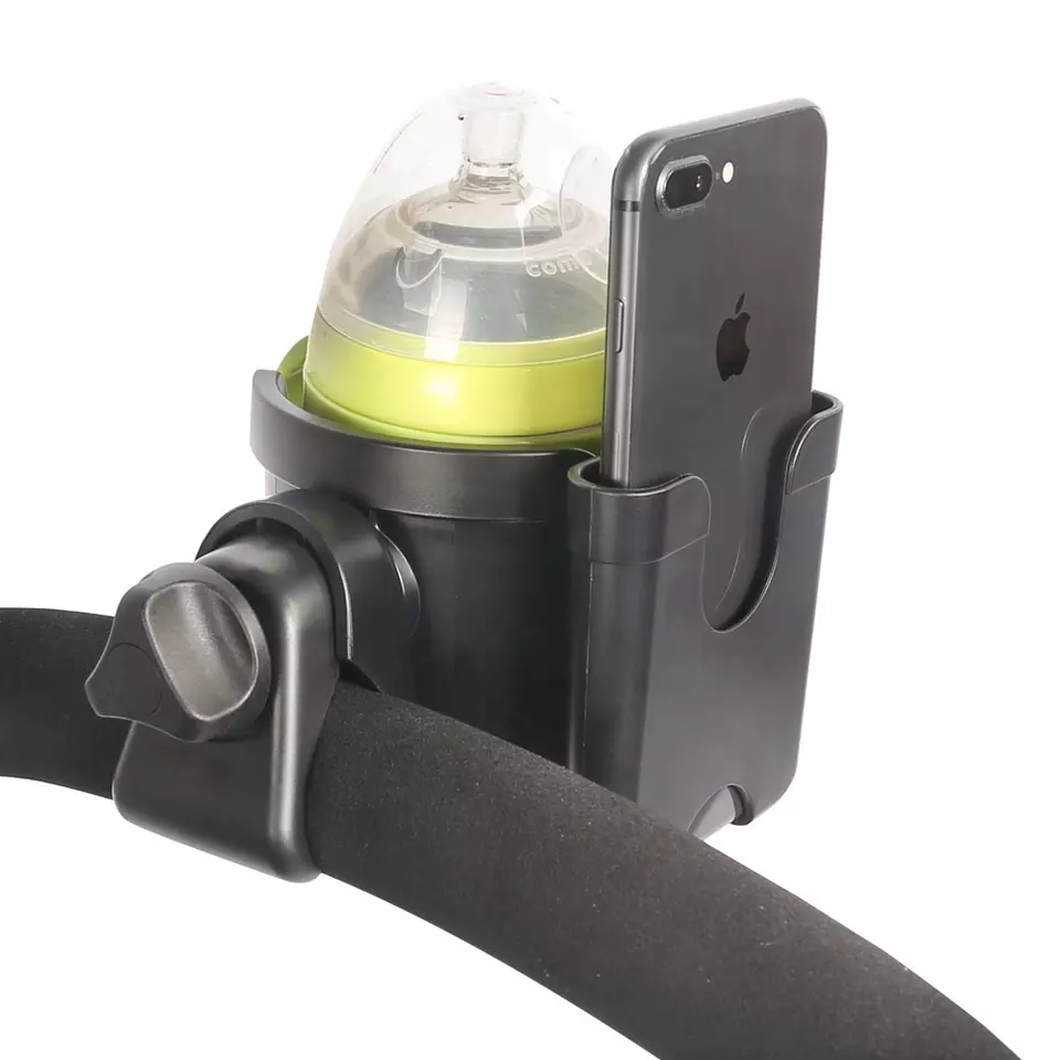 Stroller Cup Holder with Phone Holder 1