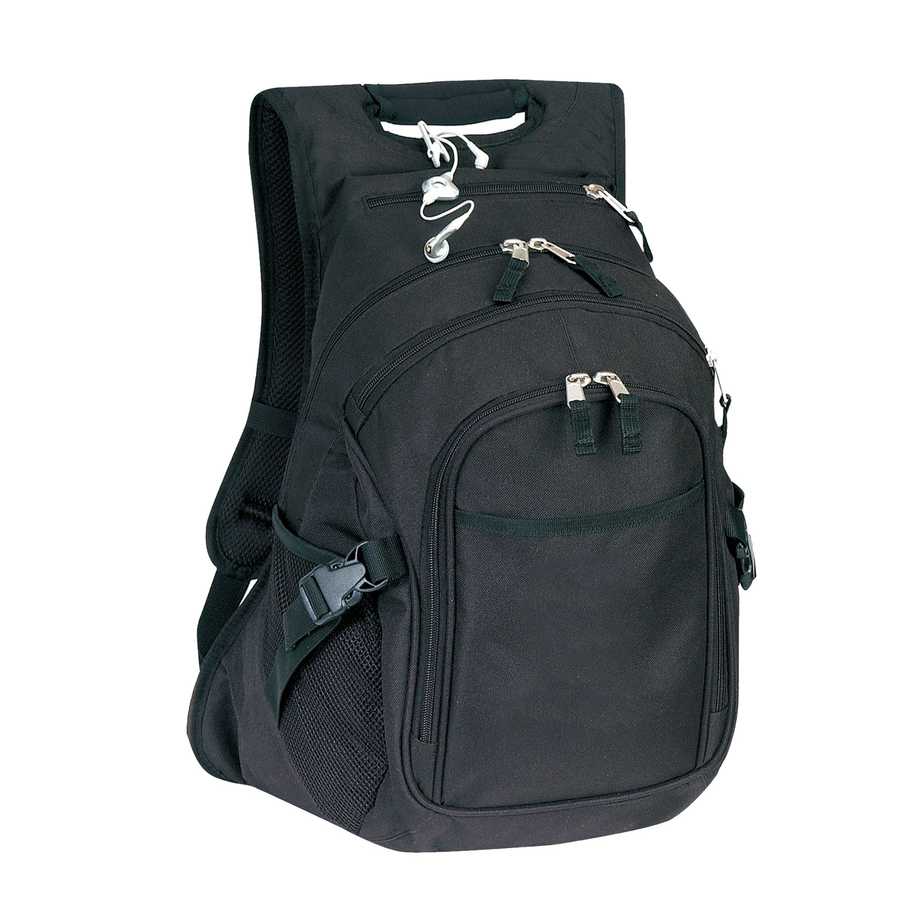600D polyester Deluxe Computer Backpack 9