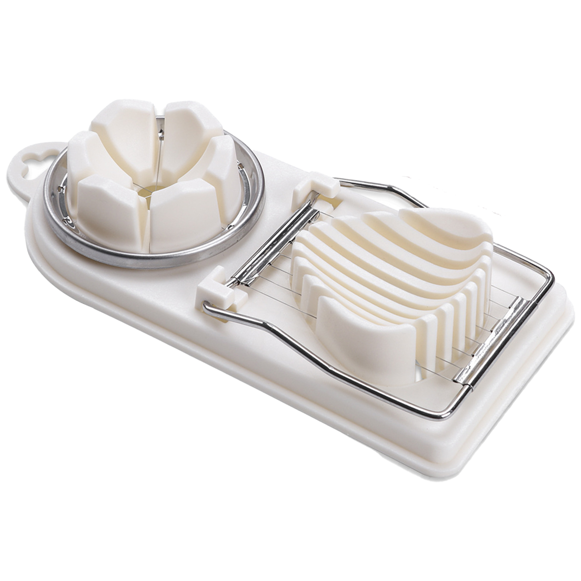 Stainless Steel 2-In-1 Multifunctional Egg Slicer 2