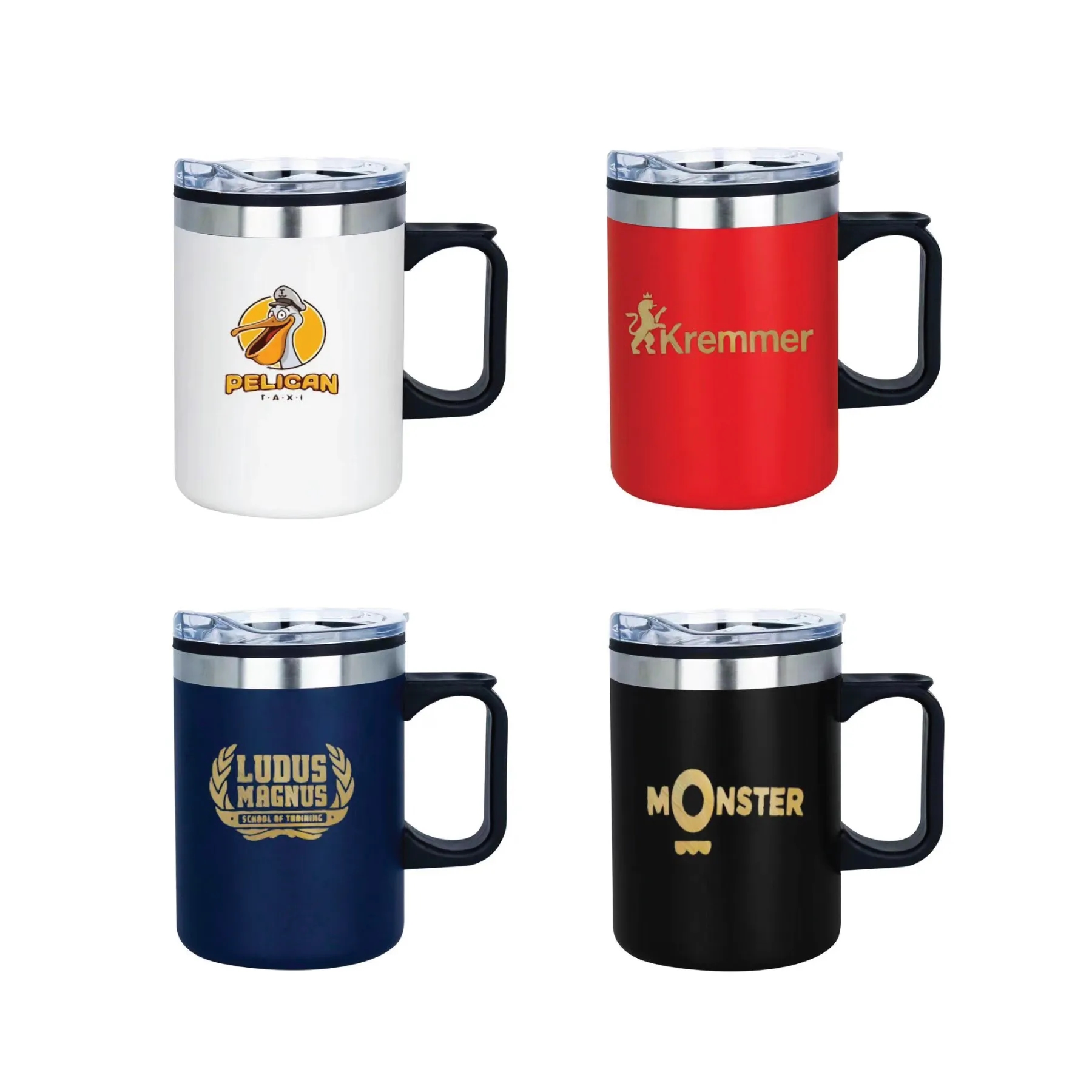 14oz Double Wall Camp Mug w/ Handle