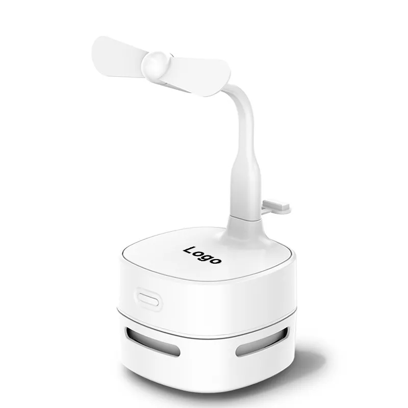 Mini Desktop Vacuum Cleaner with USB Fans 2
