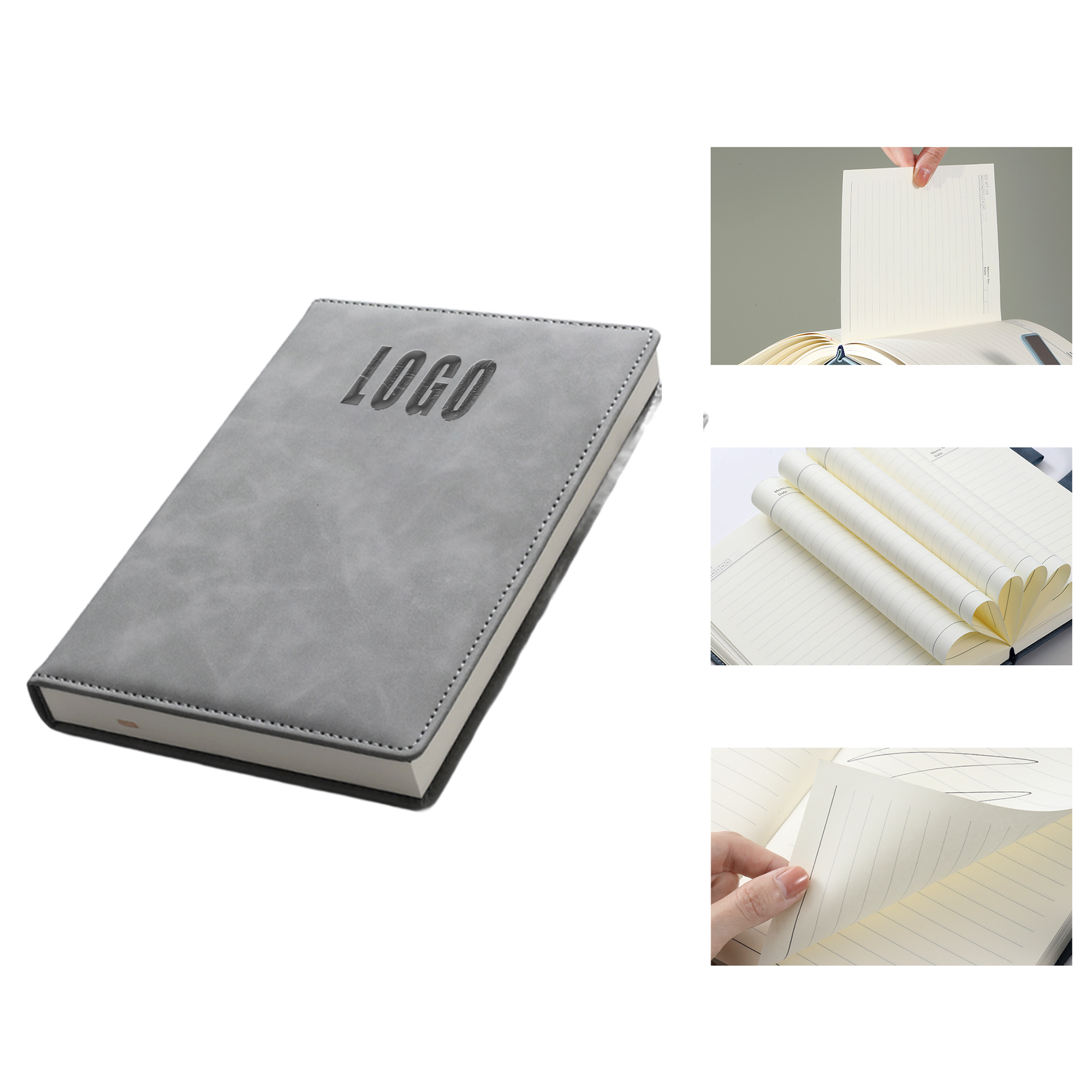 MOQ 50 PCS Imitation eather Notebook 2