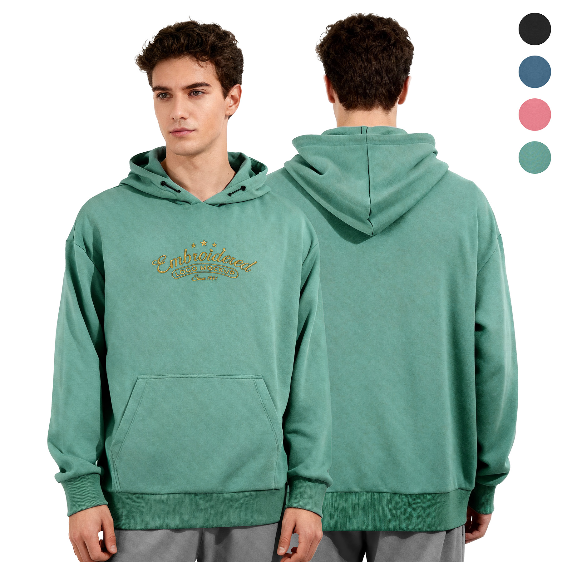Men's Classic Pullover Hooded Sweatshirts 9