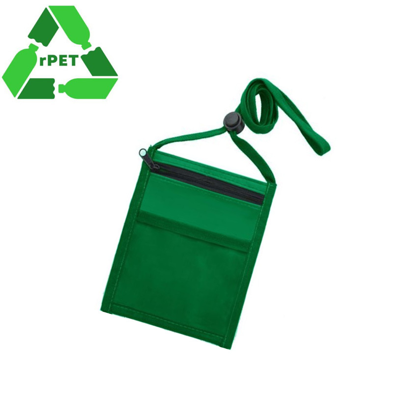 RPET Pouch W/ Front Zipper Pocket 17