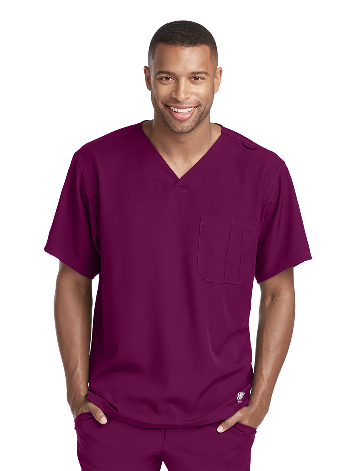 Skechers - Men's One-Pocket V-Neck Structure Scrub Top 27