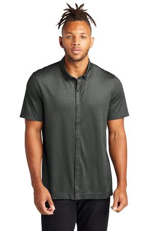 Mercer+Mettle Stretch Pique Full-Button Polo MM1006 35