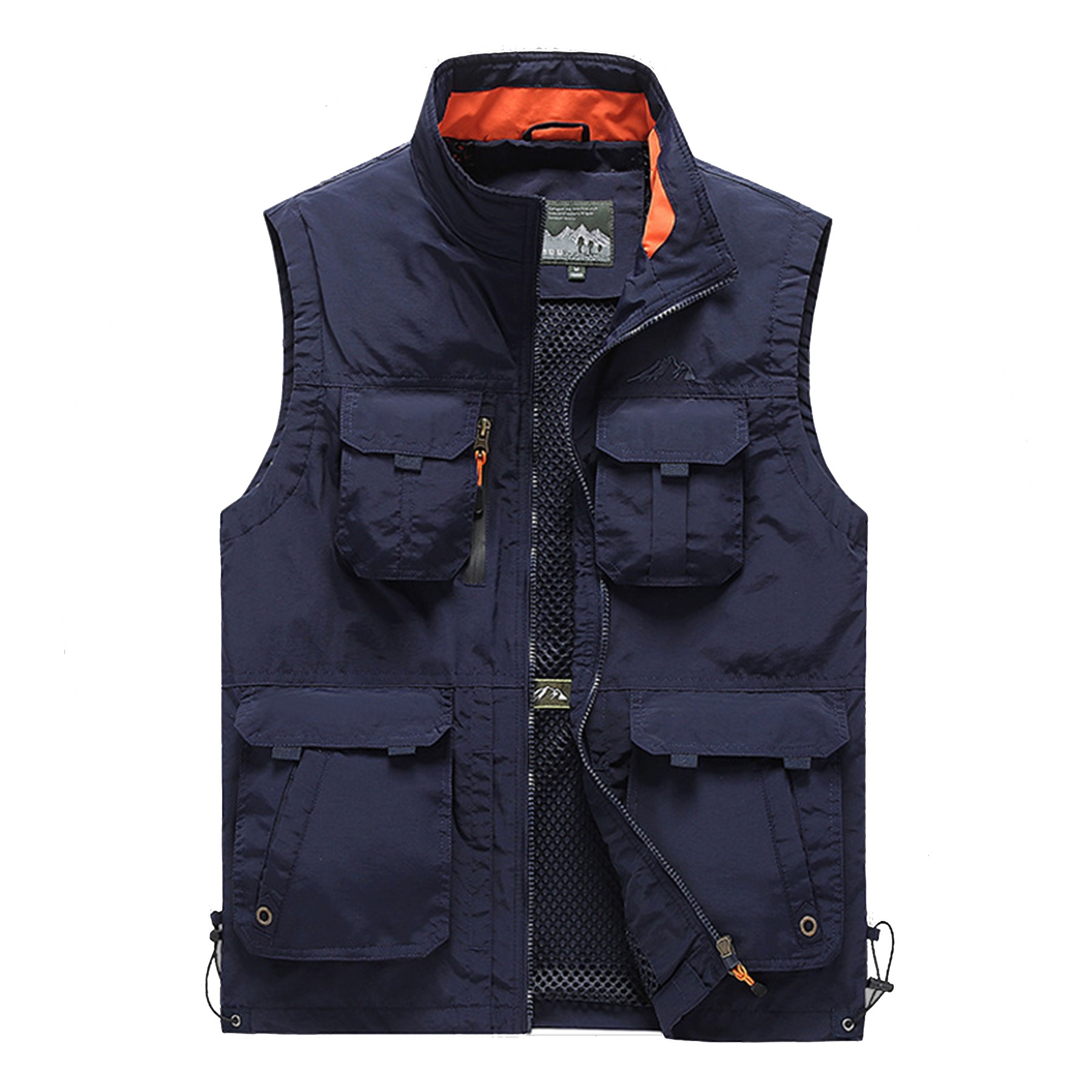 Men' s Safari Cargo Utility Vest with Pockets 4