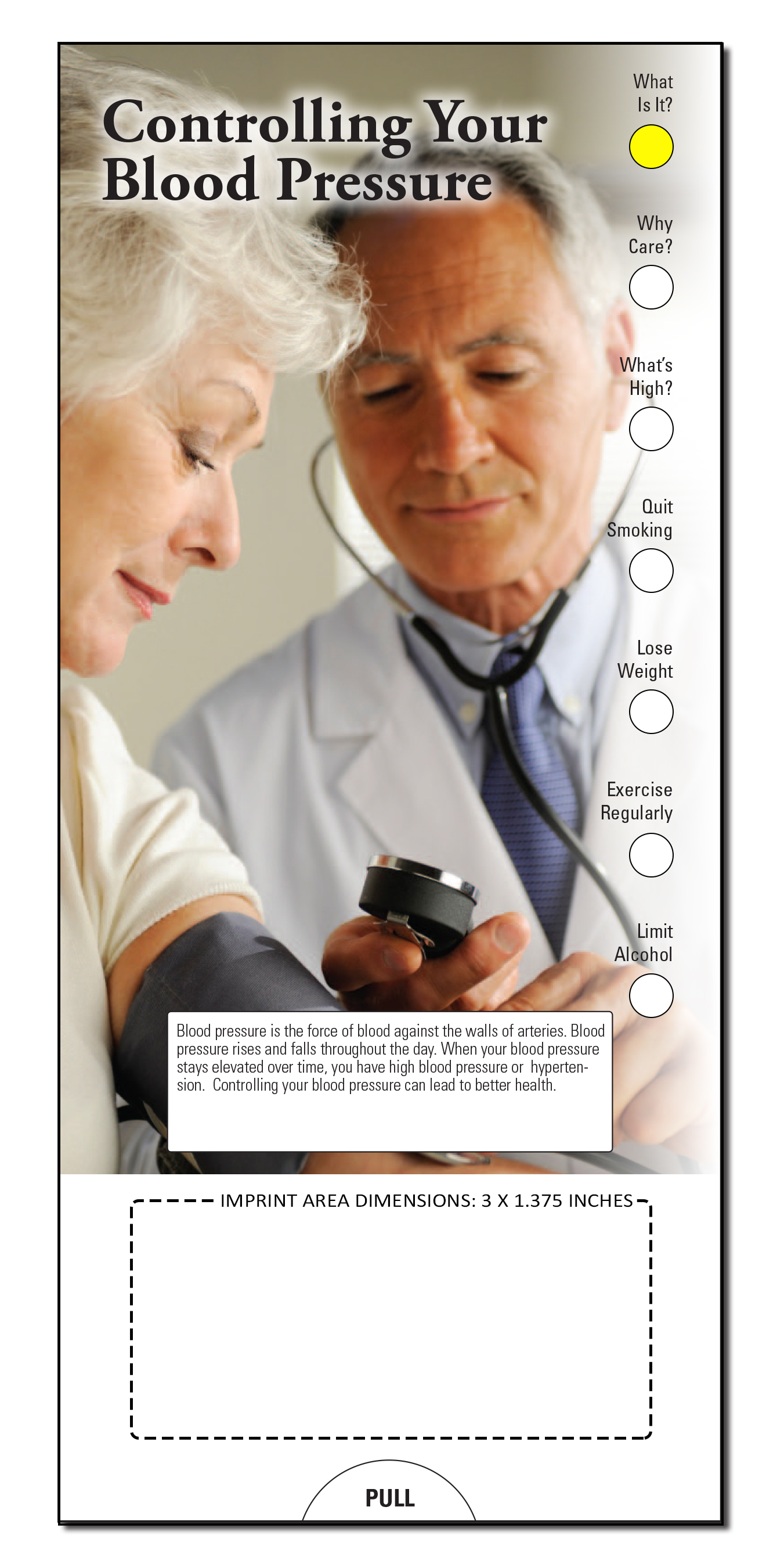 SLIDE CHART - Controlling Your Blood Pressure Slide Chart 4